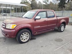 Salvage cars for sale from Copart Savannah, GA: 2004 Toyota Tundra Double Cab SR5