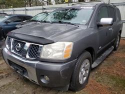 Nissan salvage cars for sale: 2007 Nissan Armada SE