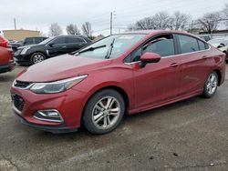 Salvage cars for sale at Moraine, OH auction: 2017 Chevrolet Cruze LT