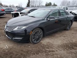 Salvage cars for sale at Bowmanville, ON auction: 2016 Lincoln MKZ