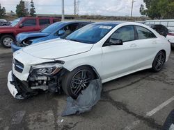 Salvage cars for sale from Copart Rancho Cucamonga, CA: 2019 Mercedes-Benz CLA 250