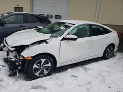 Salvage cars for sale from Copart Exeter, RI: 2020 Honda Civic LX