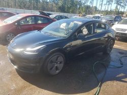 Salvage cars for sale at Harleyville, SC auction: 2023 Tesla Model 3