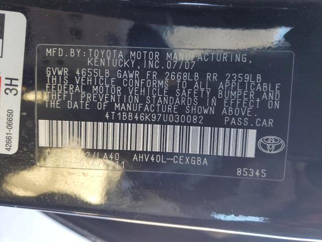 2007 Toyota Camry Hybrid