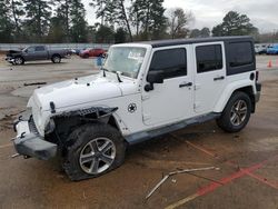 Vehiculos salvage en venta de Copart Longview, TX: 2015 Jeep Wrangler Unlimited Sahara