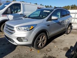 Salvage cars for sale at Exeter, RI auction: 2017 Ford Escape SE