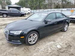 Salvage cars for sale from Copart Seaford, DE: 2017 Audi A4 Premium