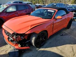 Salvage cars for sale at Seaford, DE auction: 2016 Ford Mustang