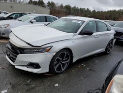 Honda salvage cars for sale: 2022 Honda Accord Hybrid Sport