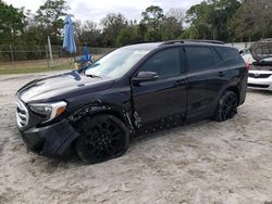 Salvage cars for sale at Fort Pierce, FL auction: 2021 GMC Terrain SLT