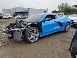 Salvage cars for sale from Copart Opa Locka, FL: 2023 Chevrolet Corvette Stingray 2LT