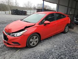 Salvage cars for sale from Copart Cartersville, GA: 2018 Chevrolet Cruze LS