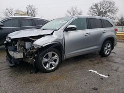 Toyota Highlander Vehiculos salvage en venta: 2017 Toyota Highlander Limited