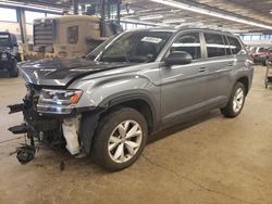 Salvage cars for sale from Copart Wheeling, IL: 2019 Volkswagen Atlas SE