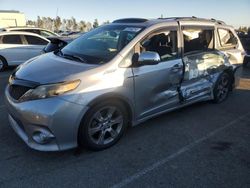 Salvage cars for sale from Copart Rancho Cucamonga, CA: 2013 Toyota Sienna Sport