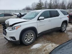 Chevrolet salvage cars for sale: 2018 Chevrolet Traverse LT