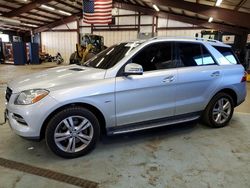 Mercedes-Benz ML 350 4matic salvage cars for sale: 2012 Mercedes-Benz ML 350 4matic