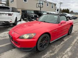 Salvage cars for sale at North Billerica, MA auction: 2006 Honda S2000