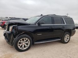 Salvage cars for sale at Andrews, TX auction: 2017 GMC Yukon SLE