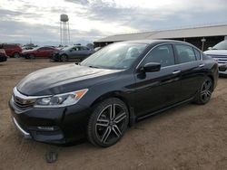 Honda Accord Sport salvage cars for sale: 2017 Honda Accord Sport