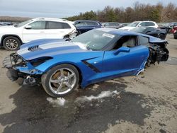 Salvage cars for sale at Brookhaven, NY auction: 2014 Chevrolet Corvette Stingray 2LT