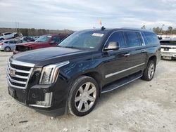 Salvage cars for sale at Loganville, GA auction: 2018 Cadillac Escalade ESV Luxury