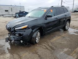 Salvage cars for sale at Chicago Heights, IL auction: 2017 Jeep Cherokee Limited