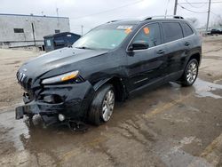 Salvage cars for sale from Copart Chicago Heights, IL: 2017 Jeep Cherokee Limited