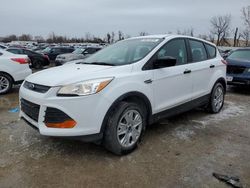 Salvage cars for sale at Bridgeton, MO auction: 2015 Ford Escape S