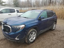 Salvage cars for sale at Davison, MI auction: 2020 GMC Terrain SLE