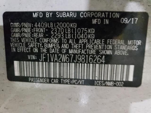 2018 Subaru WRX STI Limited