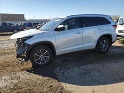 Salvage cars for sale from Copart Kansas City, KS: 2018 Toyota Highlander SE