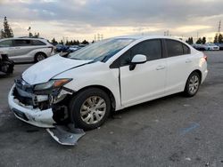 2012 Honda Civic LX en venta en Rancho Cucamonga, CA