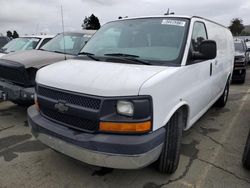 Salvage trucks for sale at Vallejo, CA auction: 2014 Chevrolet Express G2500