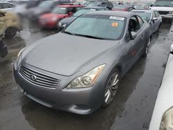 Vehiculos salvage en venta de Copart Martinez, CA: 2010 Infiniti G37 Base