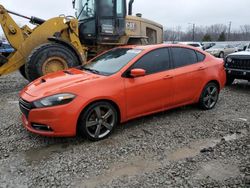 Salvage cars for sale at Louisville, KY auction: 2016 Dodge Dart GT