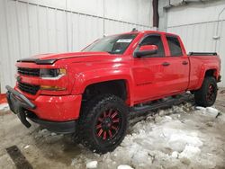 Salvage cars for sale at Franklin, WI auction: 2018 Chevrolet Silverado K1500 Custom