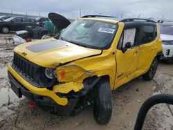 Jeep Renegade Trailhawk salvage cars for sale: 2017 Jeep Renegade Trailhawk