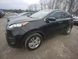 Salvage cars for sale at Candia, NH auction: 2017 KIA Sportage LX