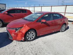 Salvage cars for sale from Copart Haslet, TX: 2021 Toyota Corolla LE