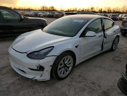 Salvage cars for sale from Copart Houston, TX: 2021 Tesla Model 3