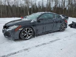 Salvage cars for sale at Bowmanville, ON auction: 2017 Honda Civic SI