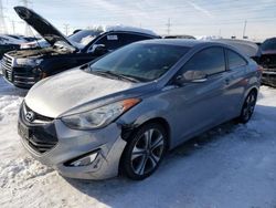 Salvage cars for sale from Copart Elgin, IL: 2013 Hyundai Elantra Coupe GS