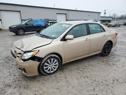 Salvage cars for sale from Copart Leroy, NY: 2012 Toyota Corolla Base