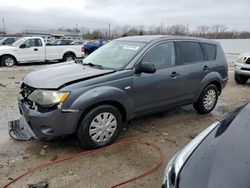 Salvage cars for sale at Louisville, KY auction: 2007 Mitsubishi Outlander ES
