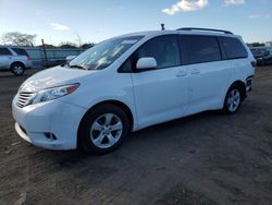 Salvage cars for sale at Brookhaven, NY auction: 2017 Toyota Sienna LE
