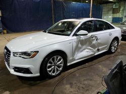 Salvage cars for sale from Copart Woodhaven, MI: 2017 Audi A6 Premium Plus