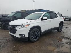 Salvage cars for sale at Woodhaven, MI auction: 2021 Chevrolet Traverse RS