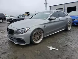 Mercedes-Benz c-Class salvage cars for sale: 2015 Mercedes-Benz C 63 AMG-S