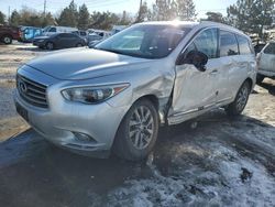 Salvage cars for sale at Denver, CO auction: 2013 Infiniti JX35